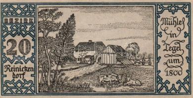 Német Birodalom/Weimari Köztársaság/ Berlin "1-20 kerületek" 20db klf szükségpénz, komplet...