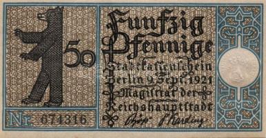 Német Birodalom/Weimari Köztársaság/ Berlin "1-20 kerületek" 20db klf szükségpénz, komplet...