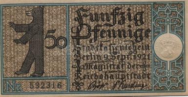 Német Birodalom/Weimari Köztársaság/ Berlin "1-20 kerületek" 20db klf szükségpénz, komplet...