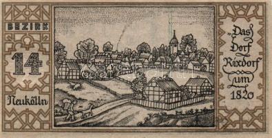 Német Birodalom/Weimari Köztársaság/ Berlin "1-20 kerületek" 20db klf szükségpénz, komplet...