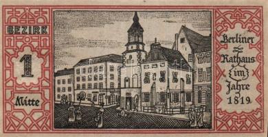 Német Birodalom/Weimari Köztársaság/ Berlin "1-20 kerületek" 20db klf szükségpénz, komplett sor T:I