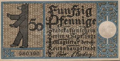 Német Birodalom/Weimari Köztársaság/ Berlin "1-20 kerületek" 20db klf szükségpénz, komplet...