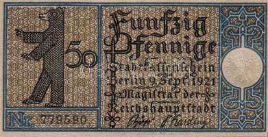 Német Birodalom/Weimari Köztársaság/ Berlin "1-20 kerületek" 20db klf szükségpénz, komplet...