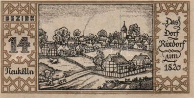 Német Birodalom/Weimari Köztársaság/ Berlin "1-20 kerületek" 20db klf szükségpénz, komplet...