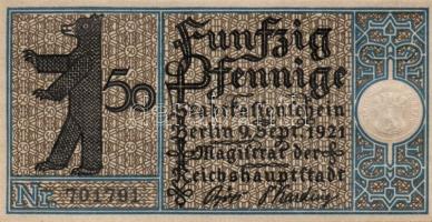 Német Birodalom/Weimari Köztársaság/ Berlin "1-20 kerületek" 20db klf szükségpénz, komplet...