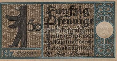 Német Birodalom/Weimari Köztársaság/ Berlin "1-20 kerületek" 20db klf szükségpénz, komplet...