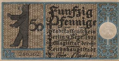 Német Birodalom/Weimari Köztársaság/ Berlin "1-20 kerületek" 20db klf szükségpénz, komplet...