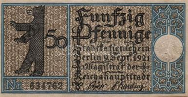 Német Birodalom/Weimari Köztársaság/ Berlin "1-20 kerületek" 20db klf szükségpénz, komplet...