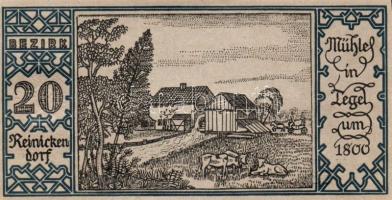 Német Birodalom/Weimari Köztársaság/ Berlin "1-20 kerületek" 20db klf szükségpénz, komplet...