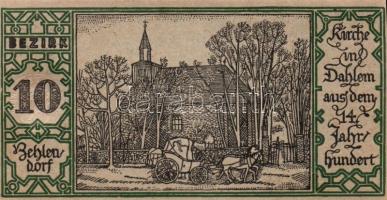 Német Birodalom/Weimari Köztársaság/ Berlin "1-20 kerületek" 20db klf szükségpénz, komplet...