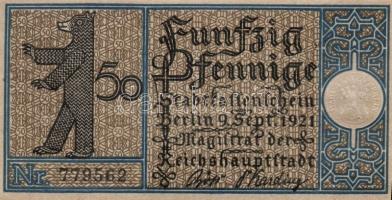 Német Birodalom/Weimari Köztársaság/ Berlin "1-20 kerületek" 20db klf szükségpénz, komplet...