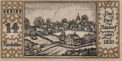 Német Birodalom/Weimari Köztársaság/ Berlin "1-20 kerületek" 20db klf szükségpénz, komplet...