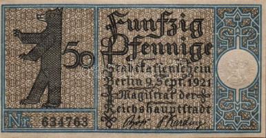 Német Birodalom/Weimari Köztársaság/ Berlin "1-20 kerületek" 20db klf szükségpénz, komplet...