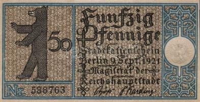 Német Birodalom/Weimari Köztársaság/ Berlin "1-20 kerületek" 20db klf szükségpénz, komplet...