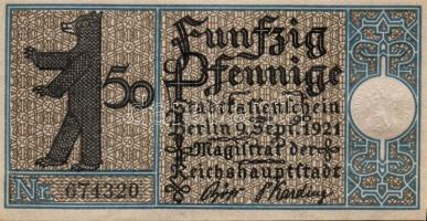 Német Birodalom/Weimari Köztársaság/ Berlin "1-20 kerületek" 20db klf szükségpénz, komplet...