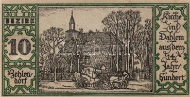 Német Birodalom/Weimari Köztársaság/ Berlin "1-20 kerületek" 20db klf szükségpénz, komplet...