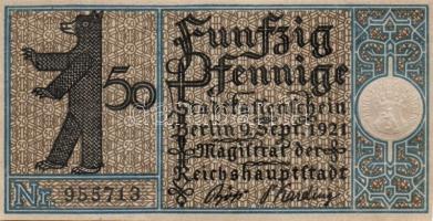 Német Birodalom/Weimari Köztársaság/ Berlin "1-20 kerületek" 20db klf szükségpénz, komplet...