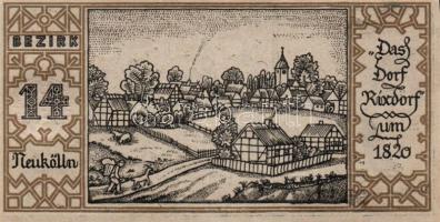 Német Birodalom/Weimari Köztársaság/ Berlin "1-20 kerületek" 20db klf szükségpénz, komplet...