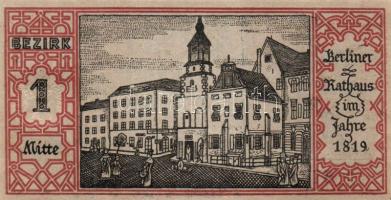 Német Birodalom/Weimari Köztársaság/ Berlin "1-20 kerületek" 20db klf szükségpénz, komplett sor T:I