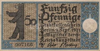 Német Birodalom/Weimari Köztársaság/ Berlin "1-20 kerületek" 20db klf szükségpénz, komplet...