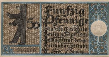 Német Birodalom/Weimari Köztársaság/ Berlin "1-20 kerületek" 20db klf szükségpénz, komplet...