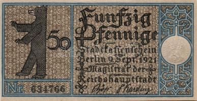 Német Birodalom/Weimari Köztársaság/ Berlin "1-20 kerületek" 20db klf szükségpénz, komplet...