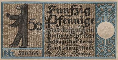 Német Birodalom/Weimari Köztársaság/ Berlin "1-20 kerületek" 20db klf szükségpénz, komplet...