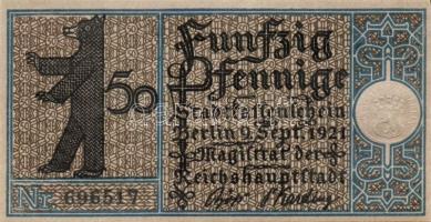 Német Birodalom/Weimari Köztársaság/ Berlin "1-20 kerületek" 20db klf szükségpénz, komplet...