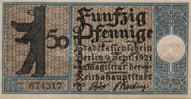 Német Birodalom/Weimari Köztársaság/ Berlin "1-20 kerületek" 20db klf szükségpénz, komplet...