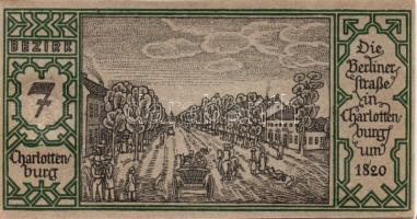 Német Birodalom/Weimari Köztársaság/ Berlin "1-20 kerületek" 20db klf szükségpénz, komplet...