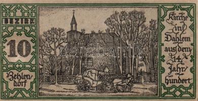 Német Birodalom/Weimari Köztársaság/ Berlin "1-20 kerületek" 20db klf szükségpénz, komplet...