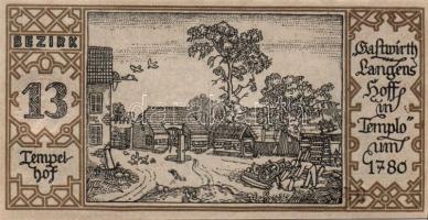 Német Birodalom/Weimari Köztársaság/ Berlin "1-20 kerületek" 20db klf szükségpénz, komplet...