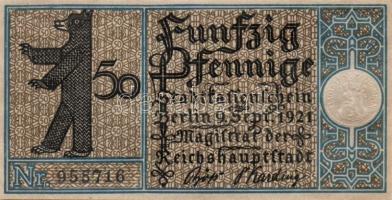 Német Birodalom/Weimari Köztársaság/ Berlin "1-20 kerületek" 20db klf szükségpénz, komplet...