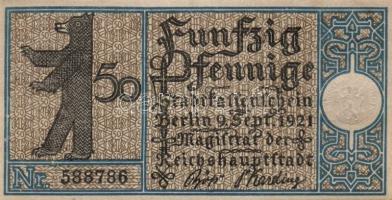 Német Birodalom/Weimari Köztársaság/ Berlin "1-20 kerületek" 20db klf szükségpénz, komplet...