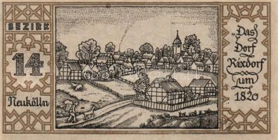 Német Birodalom/Weimari Köztársaság/ Berlin "1-20 kerületek" 20db klf szükségpénz, komplet...