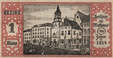 Német Birodalom/Weimari Köztársaság/ Berlin "1-20 kerületek" 20db klf szükségpénz, komplett sor T:I