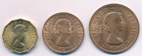 Nagy-Britannia 1967. 3p Ni-Br + 1/2p Br + 1p Br T:1-,2
Great Britain 1967. 3 Pence Ni-Br + 1/2 Penn...