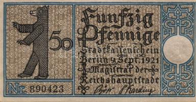 Német Birodalom/Weimari Köztársaság/ Berlin "1-20 kerületek" 20db klf szükségpénz, komplet...