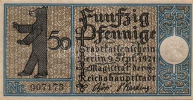 Német Birodalom/Weimari Köztársaság/ Berlin "1-20 kerületek" 20db klf szükségpénz, komplet...