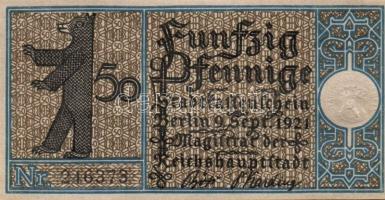 Német Birodalom/Weimari Köztársaság/ Berlin "1-20 kerületek" 20db klf szükségpénz, komplet...