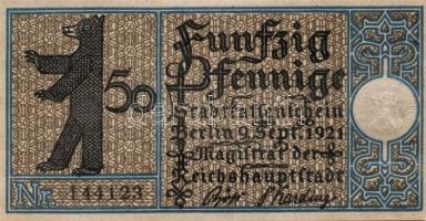 Német Birodalom/Weimari Köztársaság/ Berlin "1-20 kerületek" 20db klf szükségpénz, komplet...