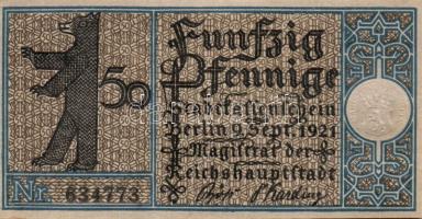 Német Birodalom/Weimari Köztársaság/ Berlin "1-20 kerületek" 20db klf szükségpénz, komplet...