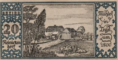 Német Birodalom/Weimari Köztársaság/ Berlin "1-20 kerületek" 20db klf szükségpénz, komplet...