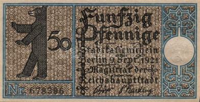 Német Birodalom/Weimari Köztársaság/ Berlin "1-20 kerületek" 20db klf szükségpénz, komplet...