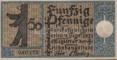 Német Birodalom/Weimari Köztársaság/ Berlin "1-20 kerületek" 20db klf szükségpénz, komplet...