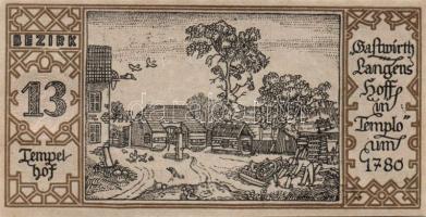 Német Birodalom/Weimari Köztársaság/ Berlin "1-20 kerületek" 20db klf szükségpénz, komplet...