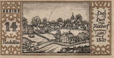 Német Birodalom/Weimari Köztársaság/ Berlin "1-20 kerületek" 20db klf szükségpénz, komplet...