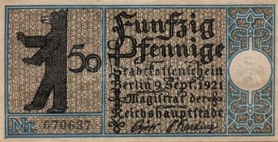 Német Birodalom/Weimari Köztársaság/ Berlin "1-20 kerületek" 20db klf szükségpénz, komplet...