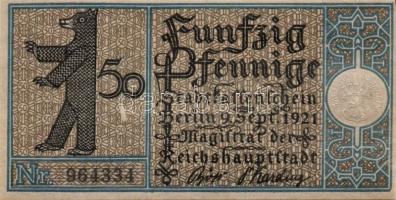 Német Birodalom/Weimari Köztársaság/ Berlin "1-20 kerületek" 20db klf szükségpénz, komplet...