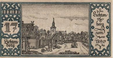 Német Birodalom/Weimari Köztársaság/ Berlin "1-20 kerületek" 20db klf szükségpénz, komplet...